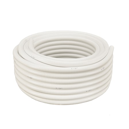 Hydromaxx 2"x10Ft White Flexible PVC Pipe WF200010